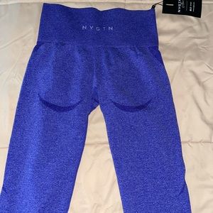 NVGTN brand Electric Blue contour seamless leggings